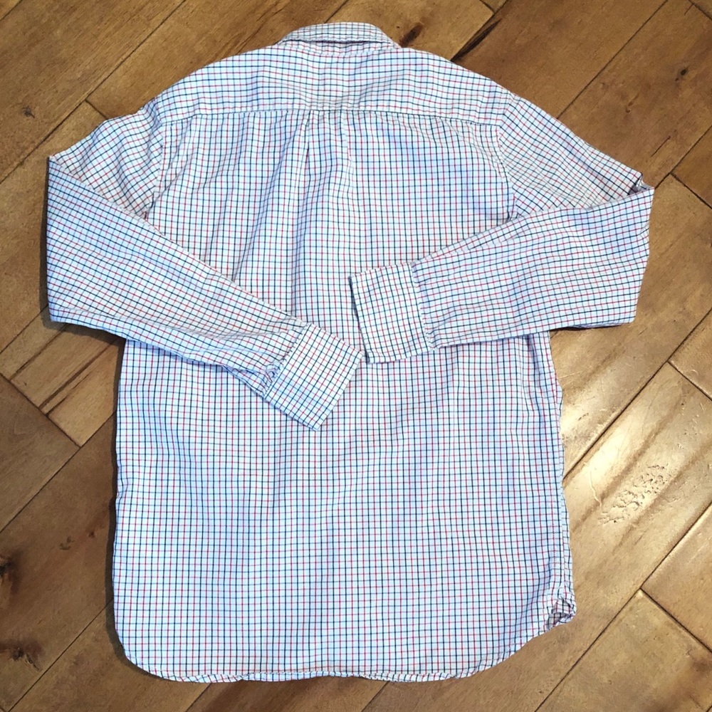 GapKids Plaid Button Down Dress Shirt L 10 - Picture 2 of 3